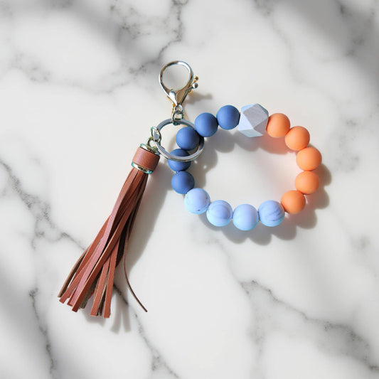 Coloured with dark grey and marble white