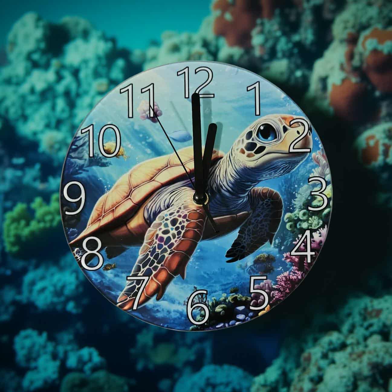 Turtle under the sea