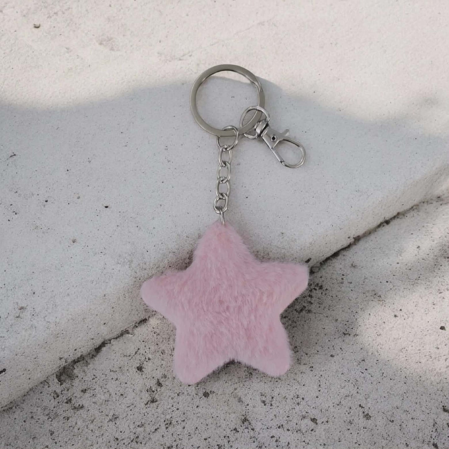 Plush Star Keychain