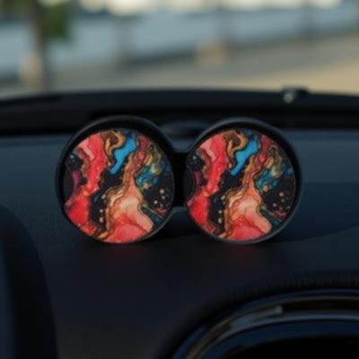 Pink, Black and Turquoise Alcohol Ink