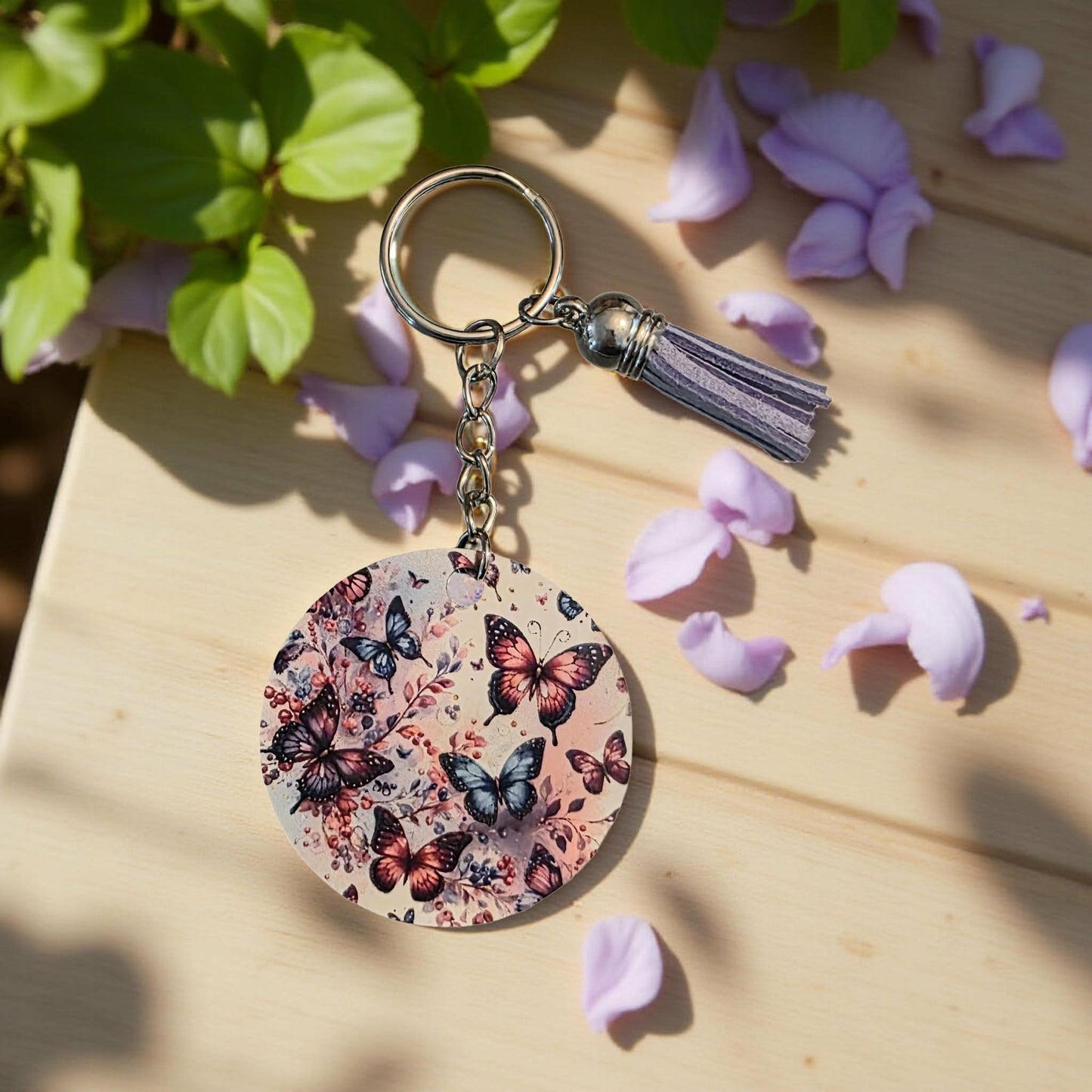 Pink and purple butterflies