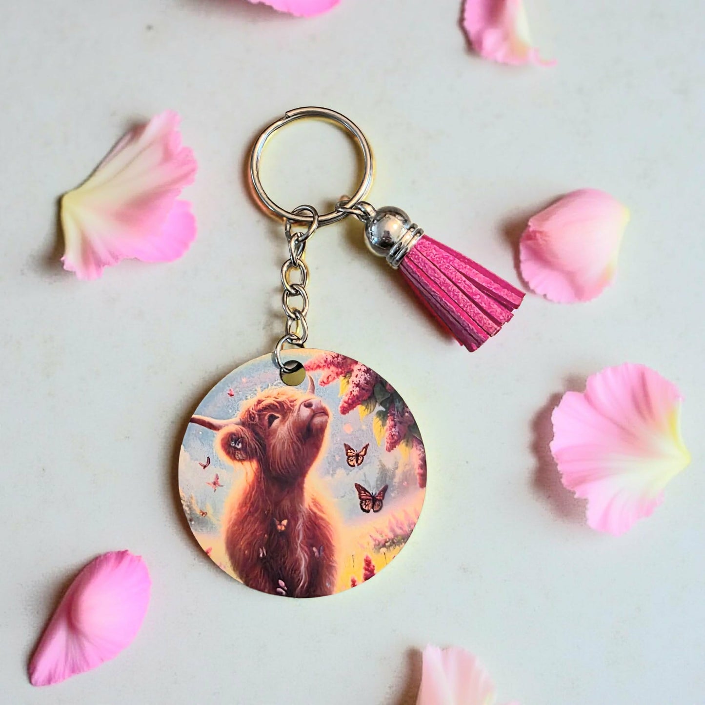 Highland Cow in the summer time