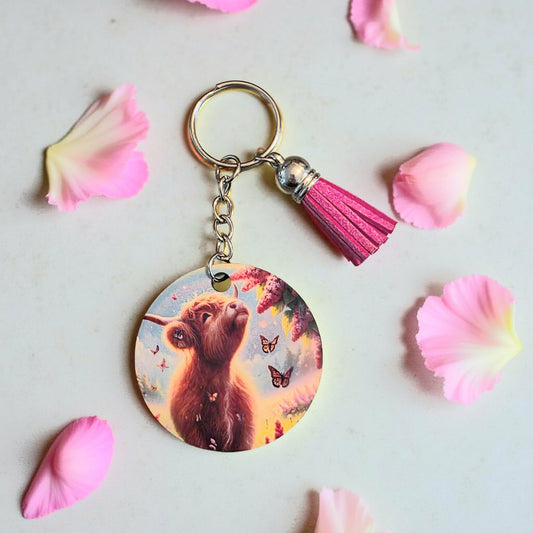 Highland Cow in the summer time