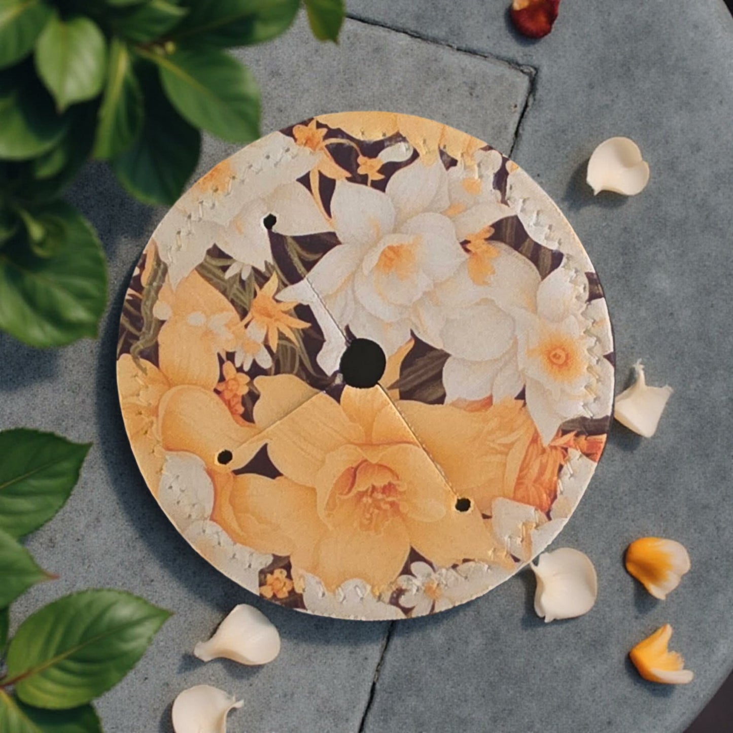 White and Yellow Floral