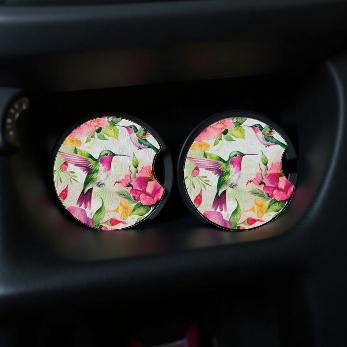 Hummingbird and floral