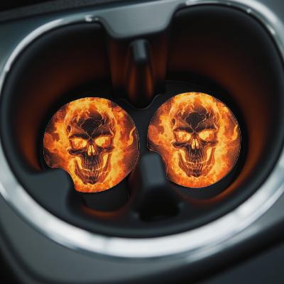 Fire skull