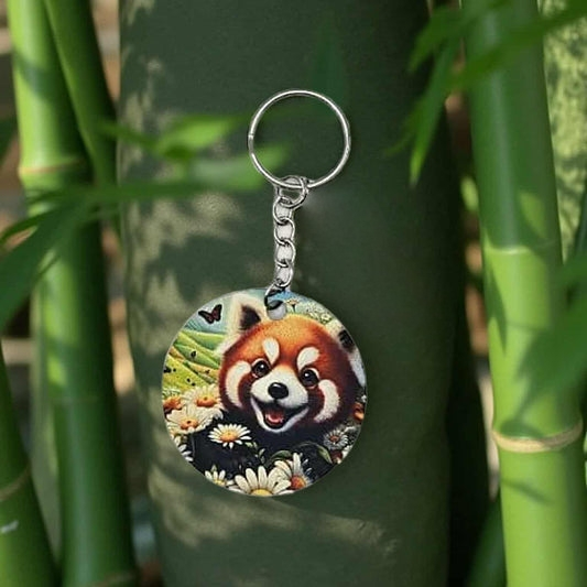 Happy red panda