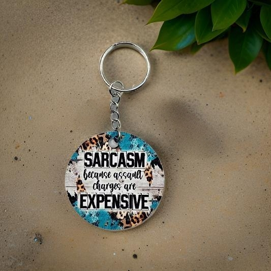 Sarcasm because assault charges are expensive