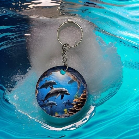 Dolphins in the sea