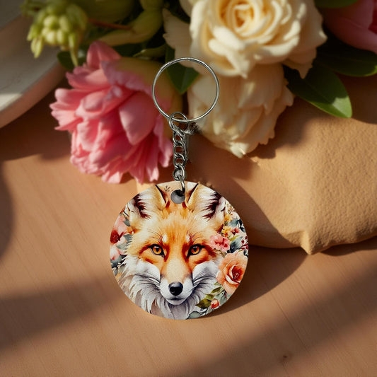 Fox and floral