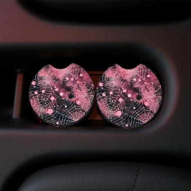 Pink and Black Spider web